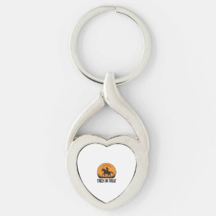 Halloween Hexe Süßigkeiten Oder Saures Vintage Mon Schlüsselanhänger