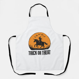 Halloween Hexe Süßigkeiten Oder Saures Vintage Mon Schürze
