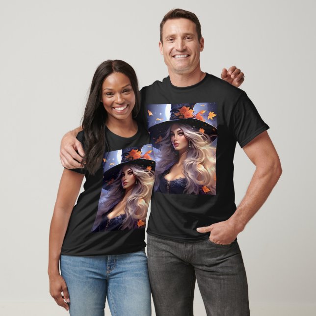 Halloween Hexe T-Shirt (Unisex)