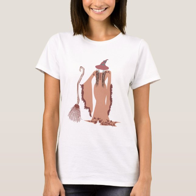 Halloween Hexe T-Shirt (Vorderseite)