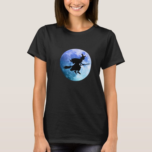 Halloween Hexe T-Shirt (Vorderseite)