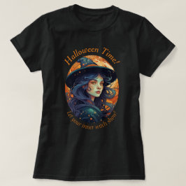 Halloween-Hexe-T - Shirt für sie
