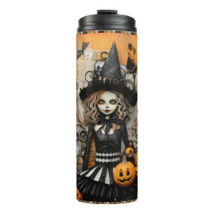 Halloween Hexe Thermosbecher