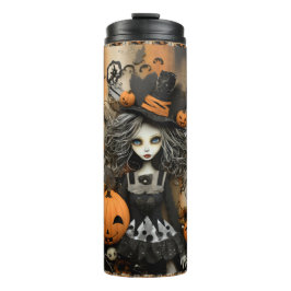 Halloween Hexe Thermosbecher
