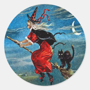 Halloween Hexen Aufkleber