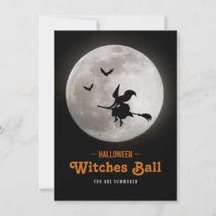 Halloween Hexen-Ball-Party Einladung