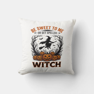 Halloween Hexen Design Sei Süß Oder Werde Verzaube Kissen