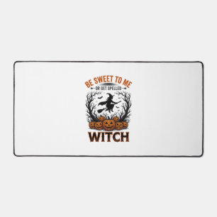 Halloween Hexen Design Sei Süß Oder Werde Verzaube Schreibtischunterlage
