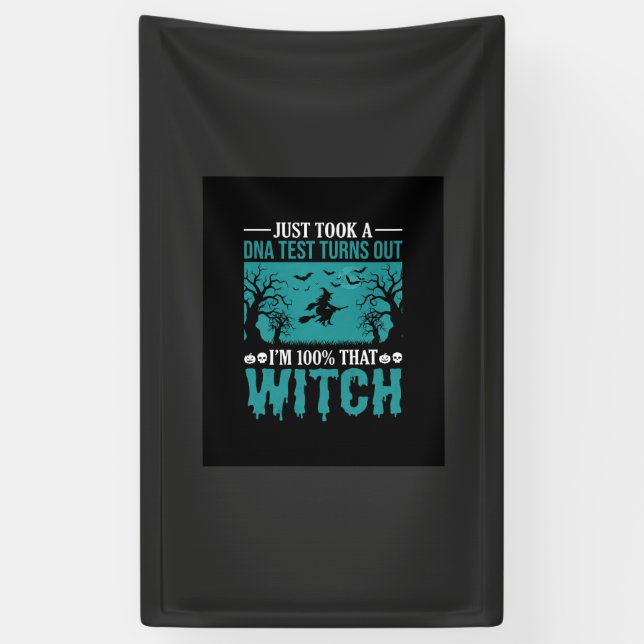 Halloween-Hexen-DNA-Test-Design Banner (Vertikal)