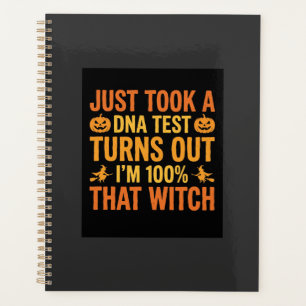 Halloween Hexen DNA-Test Lustiges Design Planer