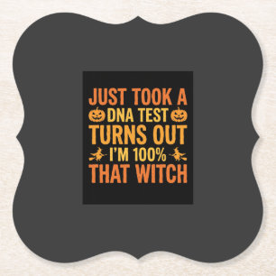 Halloween-Hexen-DNA-Test Lustiges Design Untersetzer