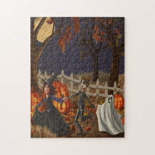 Halloween Hexen Ghouls und Geister Oh mein Puzzle