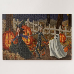 Halloween Hexen Ghule und Geister Oh mein Gott Puzzle