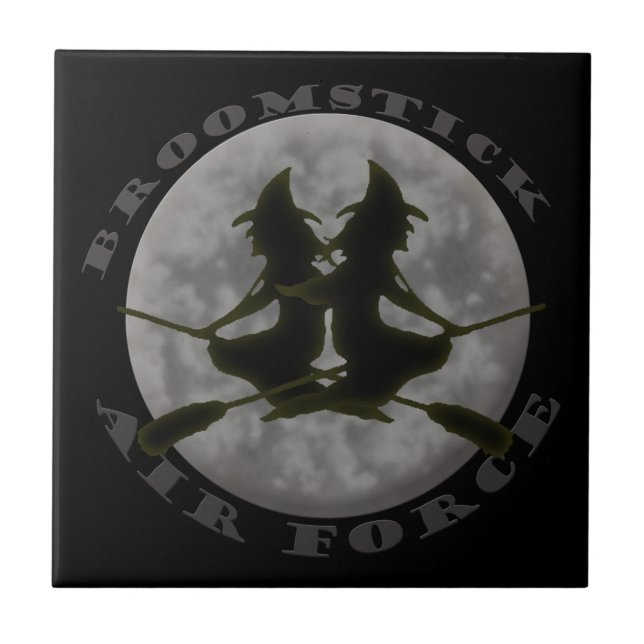 Halloween Hexen Kachel (Vorderseite)
