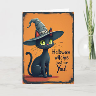 Halloween-Hexen-Karte für dich Karte
