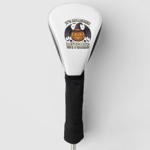 Halloween Hexen Kürbis Vintage Fledermaus Shirt_1 Golf Headcover