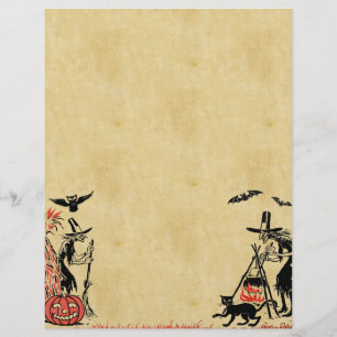 Halloween Hexen Letterhead