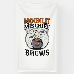 Halloween Hexen Mond Unfug Banner