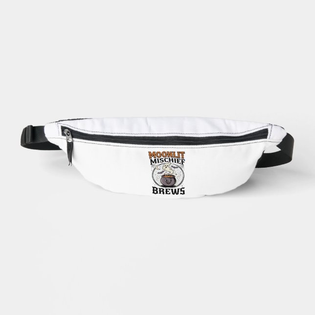 Halloween Hexen Mond Unfug Bauchtasche (Vorderseite)