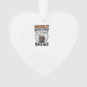 Halloween Hexen Mond Unfug Ornament