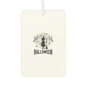 Halloween Hexen Mond Vintage Gravur Design_1 Autolufterfrischer