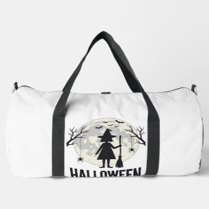 Halloween-Hexen-Mond-Vintage-Stich-Design_1 Duffle Bag