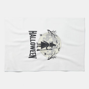 Halloween-Hexen-Mond-Vintage-Stich-Design_1 Geschirrtuch