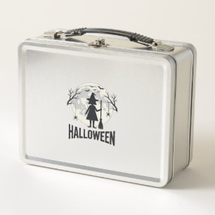Halloween-Hexen-Mond-Vintage-Stich-Design_1 Metall Brotdose