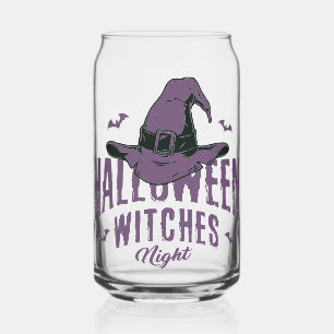 Halloween Hexen Night Glass - Lila scharf Dosenglas