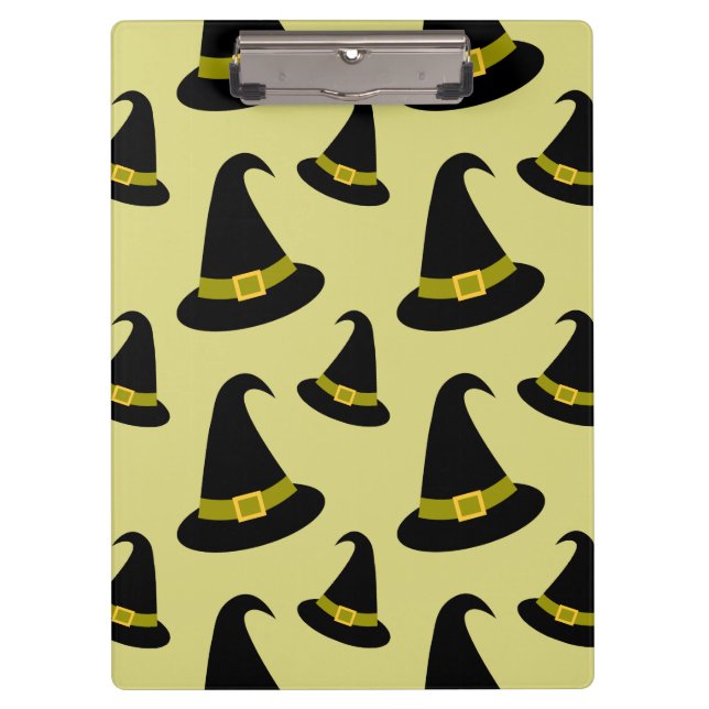 Halloween Hexen-Pattern-Zwischenablage Klemmbrett (Vorderseite)
