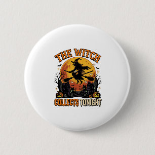 Halloween Hexen Sammlung Humor Button