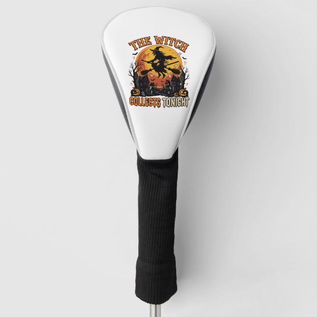 Halloween Hexen Sammlung Humor Golf Headcover (Vorderseite)