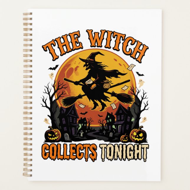Halloween Hexen Sammlung Humor Planer (Vorderseite)