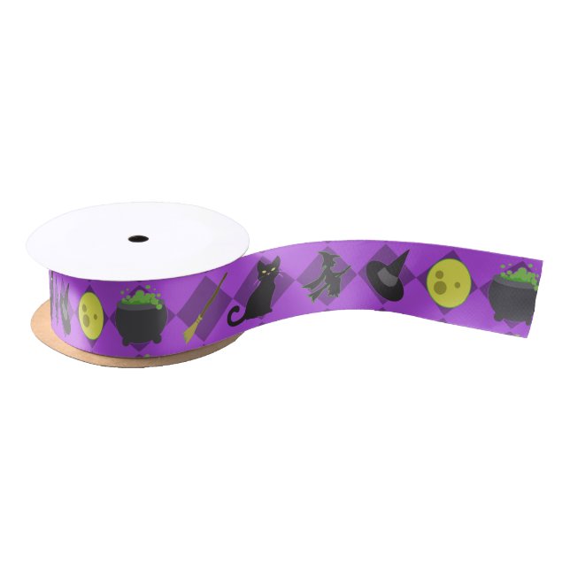 Halloween Hexen Satinband (Spule)
