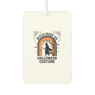 Halloween-Hexen-Shirt Lustiges Kostüm Vintage-Grav Autolufterfrischer