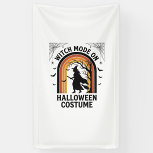 Halloween-Hexen-Shirt Lustiges Kostüm Vintage-Grav Banner