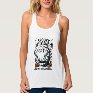 Halloween-Hexen-Shirt Vintage-Geister-Humor-Design Tank Top