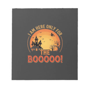 Halloween Hexen Spukhaus Boo Design_1 Notizblock