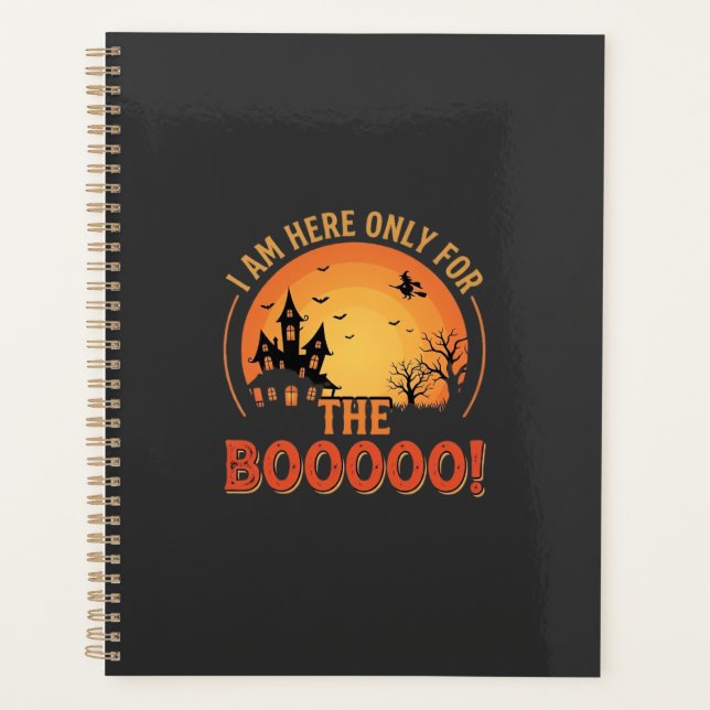 Halloween Hexen Spukhaus Boo Design_1 Planer (Vorderseite)