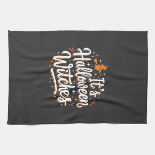 Halloween Hexen Süße Hexe Zitat Design_1 Geschirrtuch