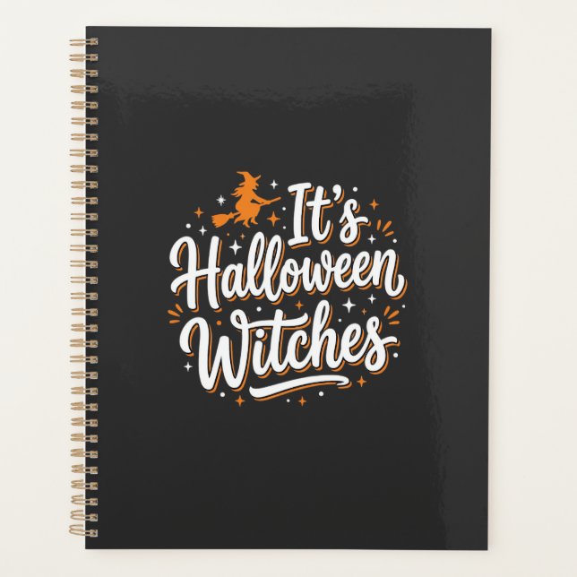 Halloween Hexen Süße Hexe Zitat Design_1 Planer (Vorderseite)