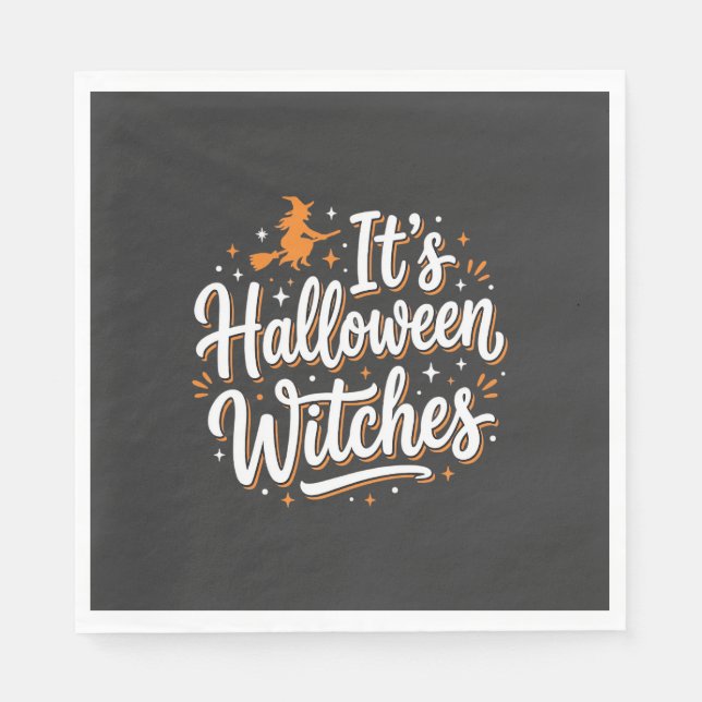 Halloween-Hexen Süße Hexe Zitat Design_1 Serviette (Vorderseite)