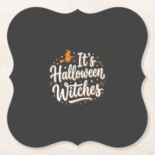 Halloween Hexen Süße Hexe Zitat Design_1 Untersetzer