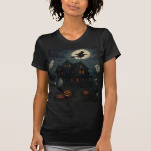 Halloween Hexen-T-Shirt im Flug T-Shirt