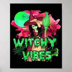 Halloween Hexen-Vibes Poster