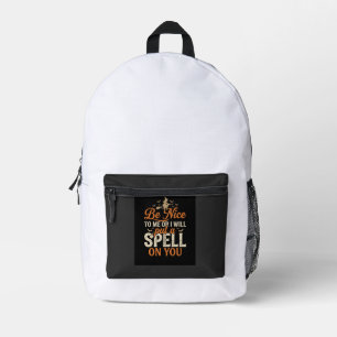 Halloween-Hexen-Zauber-Grafik_1 Bedruckter Rucksack