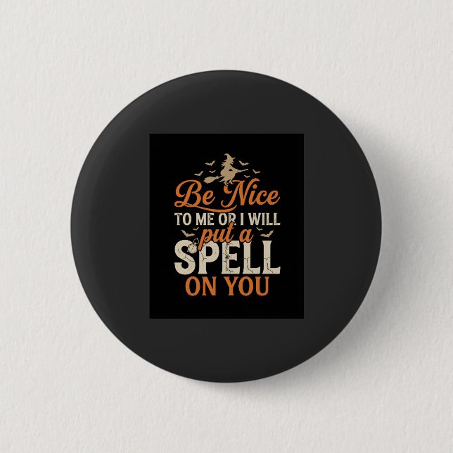 Halloween-Hexen-Zauber-Grafik_1 Button (Vorderseite)