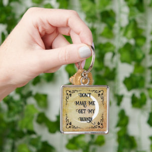 Halloween-Hexen-Zitat Schlüsselanhänger