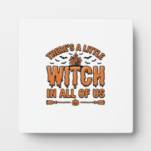 Halloween Hexen Zitat Vintage Vektor Design_1 Fotoplatte