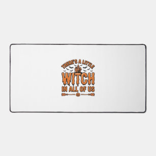 Halloween Hexen Zitat Vintage Vektor Design_1 Schreibtischunterlage